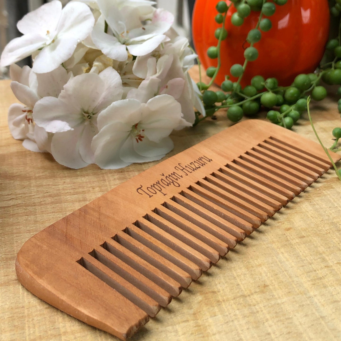 Geniş Dişli Şimşir Tarak