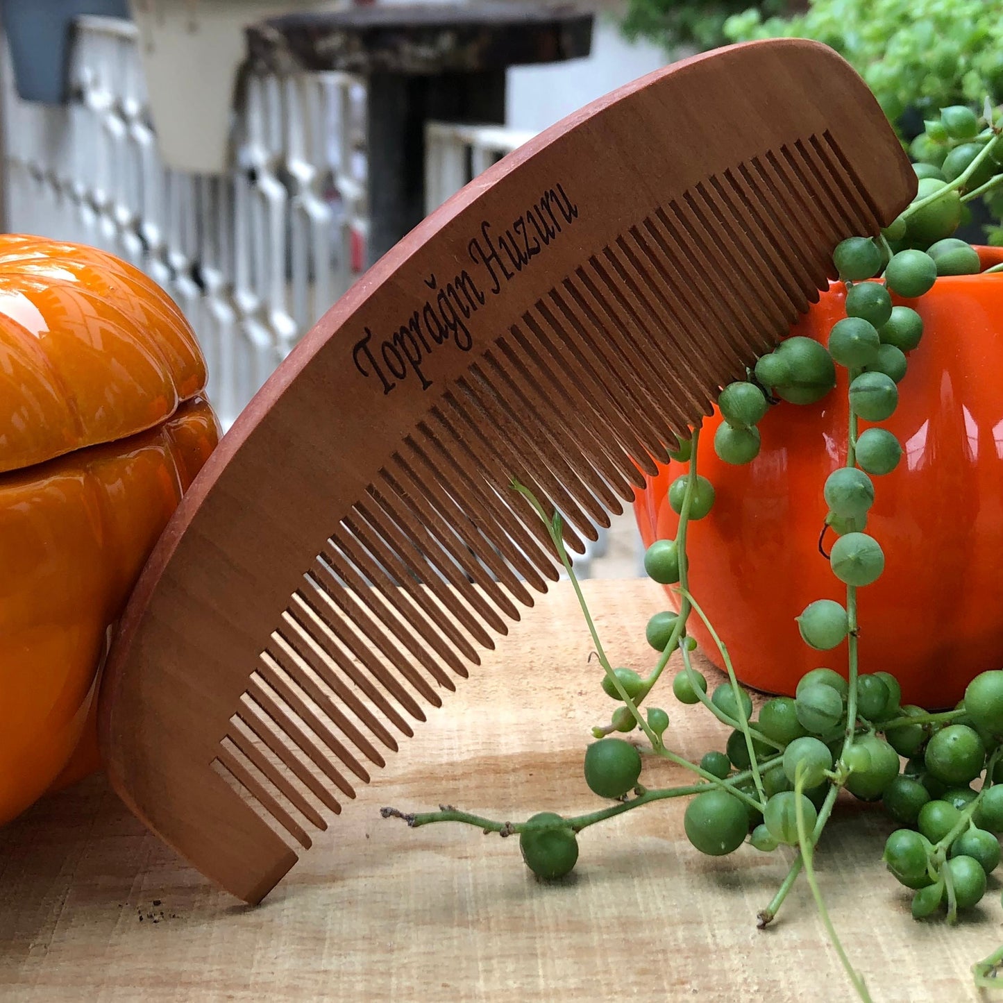 Sık Dişli Şimşir Tarak