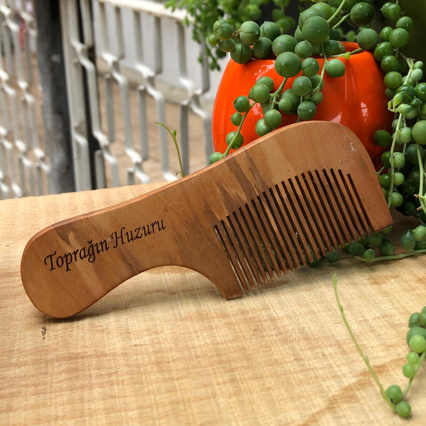 Saplı Şimşir Tarak