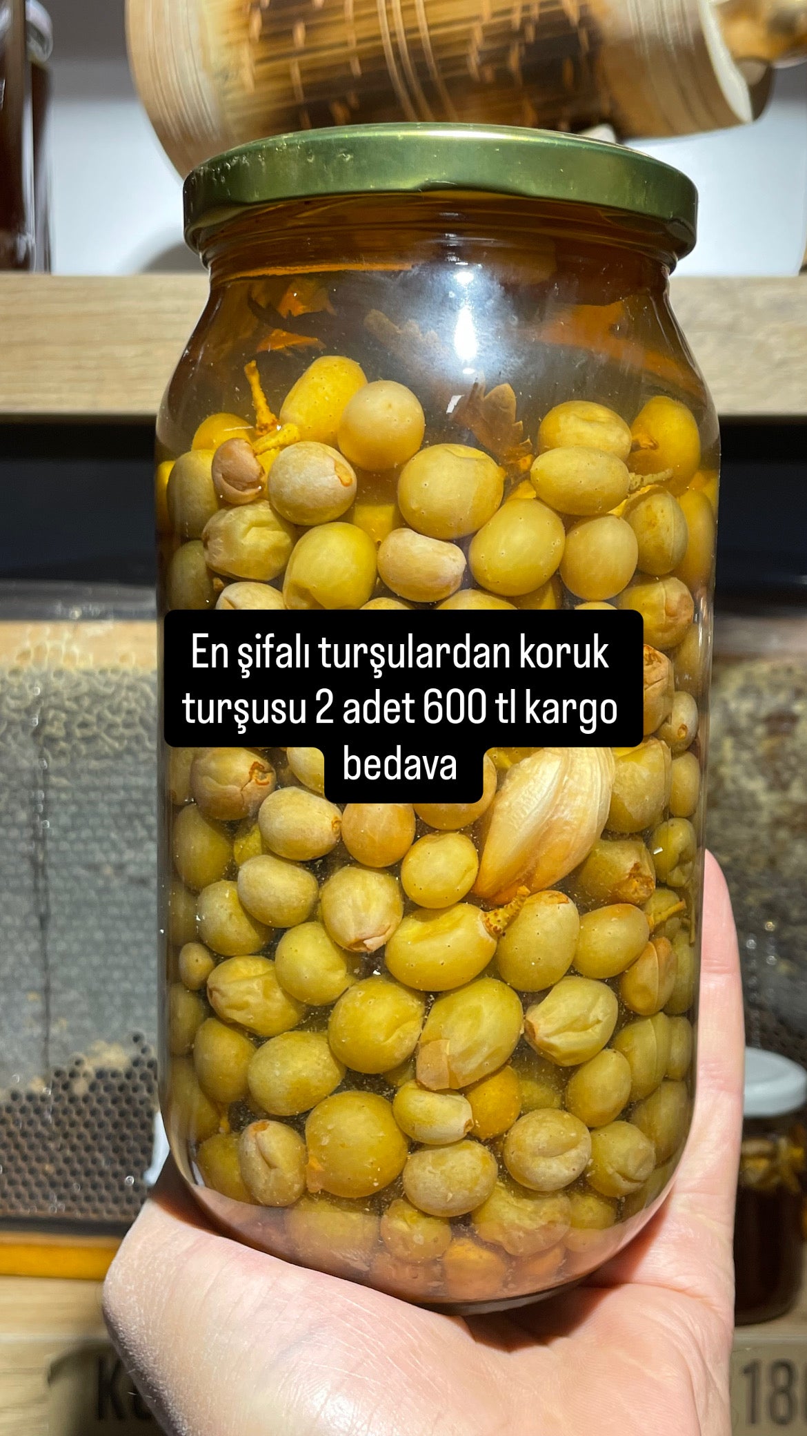 Koruk turşusu 2 kavanoz